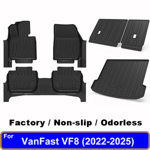 Alfombrillas SONSANG para Vinfast VF8 <span class=keywords><strong>2023</strong></span> 2024 2025, Alfombrilla de Carga, Alfombrillas para Auto VF8, Revestimiento de Piso de Goma Impermeable para Todo Clima, Juego Completo - Product Image 2