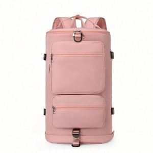 Sac de voyage personnalisé en polyester de haute qualité, avec séparation humide/sec, fermeture éclair, grande capacité, sac à dos de sport portable - Product Image 2