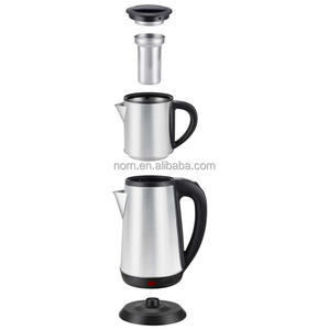 Hervidor eléctrico de acero inoxidable de 1.8L y tetera eléctrica de 0.8L con Infusor de té 201 # acero inoxidable ettle eléctrico de acero - Product Image 2