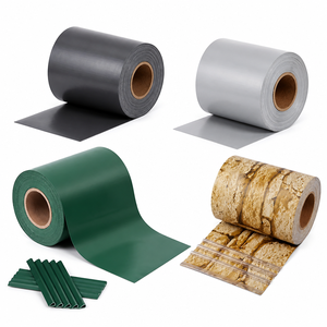 Bande de clôture en PVC pour jardin, bande de protection contre la vue, résistante aux intempéries, avec clips, gris vert <span class=keywords><strong>pierre</strong></span> - Product Image 3