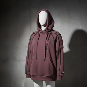 Sudadera con Capucha Deportiva de Invierno, Estilo Urbano, Gruesa, 100% Algodón, Doble Capa, Personalizable para Marcas - Product Image 2