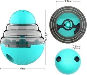 Toptan interaktif ve hareket kedi ve köpek bakımı dağıtıcı Tumbler & oyuncak gıda top Pet malzemeleri - Product Image 2