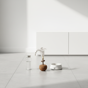 Giocattolo per Gatti in Sughero Naturale: Erba Gatta e <span class=keywords><strong>Silvervine</strong></span>, Bacchetta Auto-Raddrizzante per Caccia e Stimolazione Olfattiva - Product Image 4