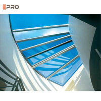Toit en aluminium et verre trempé personnalisé, de haute qualité, imperméable, Double stratifié, plafond pour projecteur