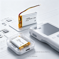 Batterie rechargeable au lithium polymère 3,7 V 1850 mAh, batterie Li-polymère personnalisée OEM pour appareils GPS Bluetooth