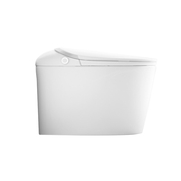 Bidet intelligent électrique haut de gamme européen et américain, à poser au sol, pour salle de bain, avec fonction autonettoyante, toilettes intelligentes à nettoyage automatique