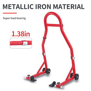 Support de réparation universel pliable pour moto, pour levage et stockage de la roue arrière, avec glissières de repositionnement et cadre de levage - Product Image 4