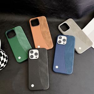 Nouveau pour Apple pour <span class=keywords><strong>iPhone</strong></span> 17 Pro Max <span class=keywords><strong>coque</strong></span> de téléphone <span class=keywords><strong>coque</strong></span> de grain de vache de luxe couture housse de protection anti-chute pour 13h00 et 13h00 - Product Image 2