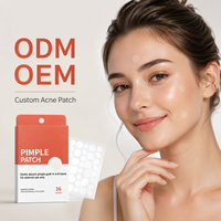 Patchs Hydrocolloïdes Anti-Acné en Stock Usine Livraison Rapide Autocollants Ciblés Couvrant les Boutons et Imperfections Soins Personnels Beauté