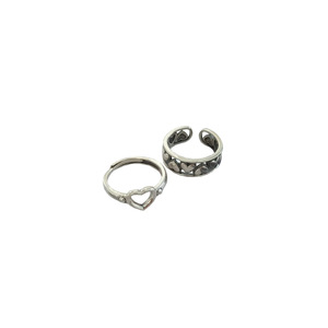 Yinruitai S925 Sterling Silver Heart <b>Open</b> <b>Ring</b> For Women Everyday Wear Jewelry Fine <b>Ring</b> - Product Image 5