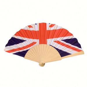 พัดมือพับได้ทำจากไม้ ผ้าทนทาน ดีไซน์ตามสั่ง - Product Image 4