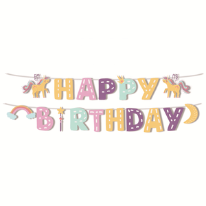 2025 New Unicorn Flag <b>Flower</b> Spiral Pendant for Children's Birthday Party Supplies Decorative Spiral Pendant - Product Image 2