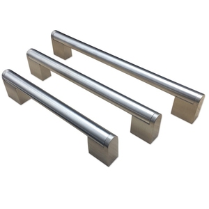 Furnitur Stainless Steel pegangan pintu kabinet u-bar pegangan tarik Laci kabinet berongga - Product Image 2