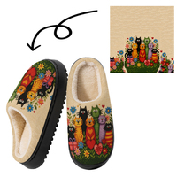Chaussons personnalisés légers et doux en EVA antidérapants pour l'intérieur et l'extérieur, idéaux pour l'hiver, supportant la fabrication ODM/OEM