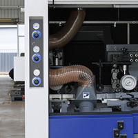 Machine à bois à haute efficacité à 4 faces, 6 têtes, avec arbre universel