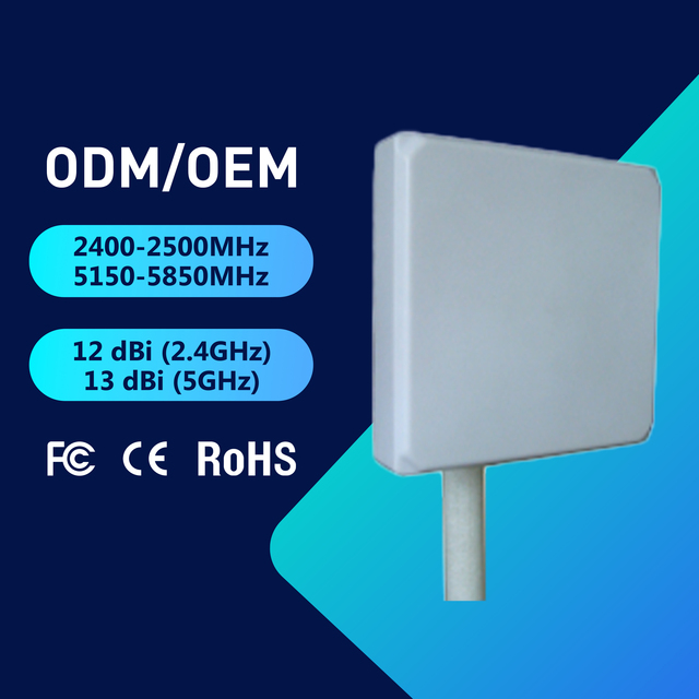 High Gain Advanced Dual-Band MIMO 2x2 MIMO 12/13dBi Antenna for High-Capacity 2.4G/5G Wireless Systems