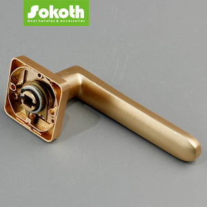 Poignées <span class=keywords><strong>de</strong></span> <span class=keywords><strong>porte</strong></span> en alliage d'aluminium <span class=keywords><strong>de</strong></span> conception européenne à levier, très vendues, pour portes intérieures en bois - Product Image 6