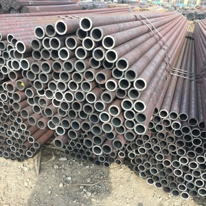 Tubo de Acero sin Costura ASTM A283 T91 P91 P22 A355 4130 42CrMo 15CrMo, Tubería de Aleación de Carbono ST37 C45 SCH40 A106 Gr.B A53 para Uso en Calderas - Product Image 6