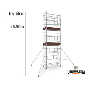 Marchetti SMART TOWER échafaudage en aluminium, 0.75x1.66x6.66 m - Product Image 3