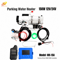 Calentador de Agua Diésel OkyRie de 15KW, Ranura Nano SIM 4G GSM, Precalentador de Motor de Coche con Control Remoto Bidireccional, 12V 24V