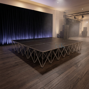 Concert Events Smart <b>Stage</b> Aluminum Folding Riser Outdoor <b>Stage</b> <b>Platform</b> - Product Image 2