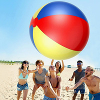 Ballon de football et de volley-ball gonflable en PVC transfrontalier, rouge, pour jeux de maternelle et activités de team building en extérieur SY1103