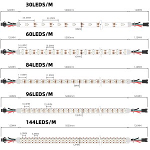 <span class=keywords><strong>Tira</strong></span> de Luces <span class=keywords><strong>LED</strong></span> Personalizada WS2812B WS2811 WS2815 5050, <span class=keywords><strong>5V</strong></span> 12V 24V RGB Rgbw Rgbww RGBIC IP65/IP67/IP68, <span class=keywords><strong>Tira</strong></span> <span class=keywords><strong>LED</strong></span> Impermeable - Product Image 6