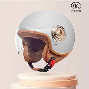 Mezzo <span class=keywords><strong>casco</strong></span> da <span class=keywords><strong>moto</strong></span> elettrico per <span class=keywords><strong>uomo</strong></span> e donna tutto l'anno retrospettiva Heattech di sicurezza con caratteristiche autunnali e invernali - Product Image 3