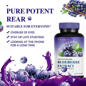 Comprimés d'anthocyanes de bleuets et d'ésters de <span class=keywords><strong>lutéine</strong></span> |   Antioxydant puissant pour la santé des yeux et des cellules |   Haute valeur ORAC - Product Image 5