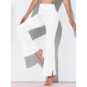 Fisoew Womens <b>Flare</b> <b>Leggings</b> High Waisted Tummy Control Yoga Pants Workout Running Bootcut <b>Leggings</b> - Product Image 2