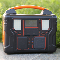 Mini générateur solaire de secours à batterie lithium-ion mobile pour l'extérieur 110v 220v camping 300w alimentation de centrale électrique portable pour la randonnée