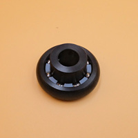 Rouleau de guidage ESD en UHMWPE avec billes en acier inoxydable et vis de verrouillage pour équipement de transfert de verre FPD
