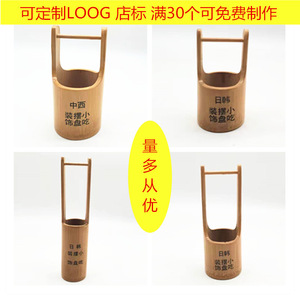 Plateaux de service en bambou, motif bois, faits à la main, pour usage en restaurant, origine Jiangxi - Product Image 2