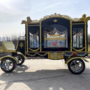 2025 High Quality Customized Trailer Coffin Car Antique Electric Funeral Car Hearse Low Price Funeral Hearse - Product Image 6