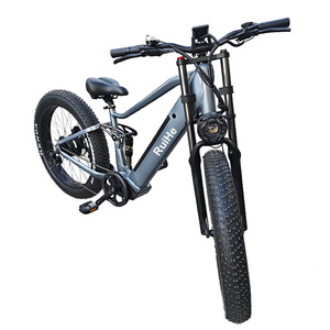 Venta al por mayor RuiHe hombres bicicleta eléctrica A4 nieve 26 pulgadas bicicleta de montaña con motor de cubo trasero y 48V fuente de alimentación de la batería de litio - Product Image 4