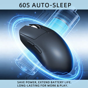 Souris de jeu sans fil JINMS X3 PAW3311 12000 DPI, souris tri-mode, 73g, légère, ergonomique, souris Esports pour les joueurs professionnels de FPS - Product Image 3