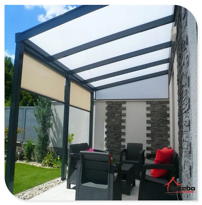 새로운 디자인 싼 가격 고품질 공장 옥외 pergola 백색 까만 pergolas 전망대