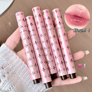 Gege Bear 도매 보습 고급 스파클링 거울 표면 색상 결로 둔한 솔리드 립 글로스 - Product Image 2