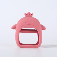 Gant de dentition pour bébé, anneau de dentition à mâcher en silicone de qualité alimentaire, best-seller pour nourrissons