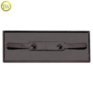 Equipaje con forma rectangular Placa de identificación de <span class=keywords><strong>metal</strong></span> Logotipos de marca Etiqueta de <span class=keywords><strong>metal</strong></span> de níquel antiguo cepillado personalizado para bolsos - Product Image 3