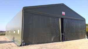 Tente en acier léger de qualité supérieure italienne, structure en acier galvanisé, grand espace de rangement, montage facile, norme EN, tolérance de 1% - Product Image 2