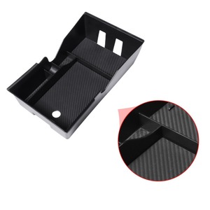 Estante de almacenamiento para coche, soporte para consola central delantera, portavasos trasero para Tesla Model 3, kit de carrocería, accesorios para coche - Product Image 3