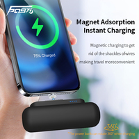 Batterie Externe Portable Personnalisable avec Recharge Magnétique sans Fil Compatible iPhone Android – Interface d'Entrée Micro USB Universelle