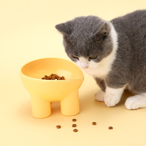 Cute <b>Cat</b> Bowl Elevated Rounded Shape Tall Legs For <b>Cat</b> Feeding Support - Product Image 4