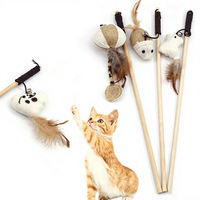 Bâton interactif en bois pour chat, vente en gros