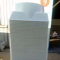 Ventilateur conique de ventilation pour l'évacuation de l'air des fermes avicoles, pour le contrôle climatique des bâtiments d'élevage de volailles, coopération en gros