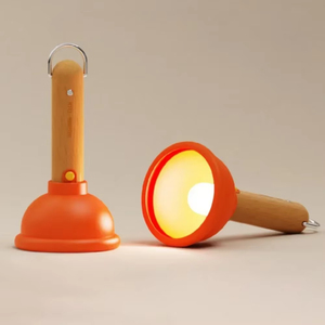 Wholesale Funny Toilet Plunger Shape Night <b>Light</b> Home Bedroom Stepless Dimming <b>Sleeping</b> Lamp USB Rechargeable Tricky Decor Gift - Product Image 5