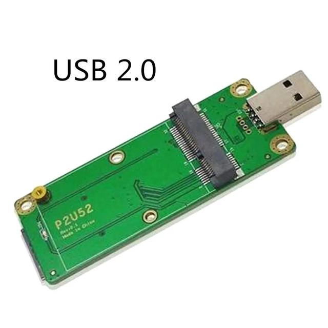 Mini PCIE to USB, 3G, 4G module dedicated development board adapter board, including SIM / UIM deck..