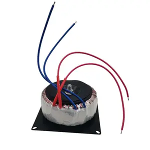 2*115V 25V/4.5A Dural personalizou o transformador de poder Toroidal do estilo aberto do transformador