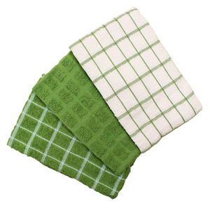 ผ้าเช็ดครัวทอจากผ้าฝ้าย 100% ขนาด 28*40 ซม. สีพื้น พร้อมถาดรองน้ำ ซึมซับน้ำได้ดี แห้งเร็ว รับสกรีนลายตามสั่ง - Product Image 6